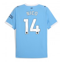 Echipament fotbal Manchester City Nico Gonzalez #14 Tricou Acasa 2025-26 maneca scurta