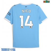 Echipament fotbal Manchester City Nico Gonzalez #14 Tricou Acasa 2025-26 maneca scurta