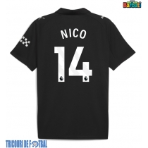 Echipament fotbal Manchester City Nico Gonzalez #14 Tricou Deplasare 2025-26 maneca scurta