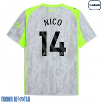 Echipament fotbal Manchester City Nico Gonzalez #14 Tricou Treilea 2025-26 maneca scurta