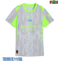 Echipament fotbal Manchester City Nico Gonzalez #14 Tricou Treilea 2025-26 pentru femei maneca scurta
