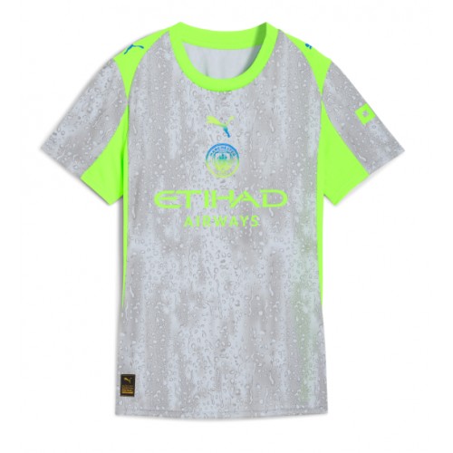 Echipament fotbal Manchester City Nico Gonzalez #14 Tricou Treilea 2025-26 pentru femei maneca scurta Echipament fotbal Manchester City Nico Gonzalez #14 Tricou Treilea 2025-26 pentru femei maneca scurta