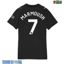 Echipament fotbal Manchester City Omar Marmoush #7 Tricou Deplasare 2025-26 pentru femei maneca scurta