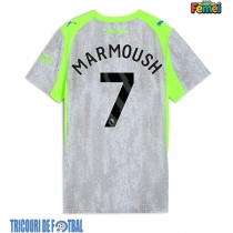 Echipament fotbal Manchester City Omar Marmoush #7 Tricou Treilea 2025-26 pentru femei maneca scurta