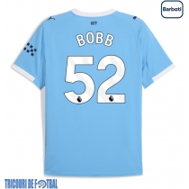 Echipament fotbal Manchester City Oscar Bobb #52 Tricou Acasa 2025-26 maneca scurta
