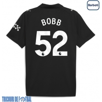 Echipament fotbal Manchester City Oscar Bobb #52 Tricou Deplasare 2025-26 maneca scurta