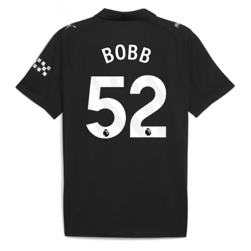 Echipament fotbal Manchester City Oscar Bobb #52 Tricou Deplasare 2025-26 maneca scurta Echipament fotbal Manchester City Oscar Bobb #52 Tricou Deplasare 2025-26 maneca scurta
