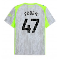 Echipament fotbal Manchester City Phil Foden #47 Tricou Treilea 2025-26 maneca scurta