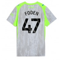 Echipament fotbal Manchester City Phil Foden #47 Tricou Treilea 2025-26 pentru femei maneca scurta