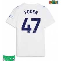 Echipament fotbal Manchester City Phil Foden #47 Tricou Treilea 2026-27 pentru femei maneca scurta