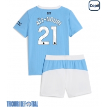 Echipament fotbal Manchester City Rayan Ait-Nouri #21 Tricou Acasa 2025-26 pentru copii maneca scurta (+ Pantaloni scurti)