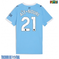 Echipament fotbal Manchester City Rayan Ait-Nouri #21 Tricou Acasa 2025-26 pentru femei maneca scurta