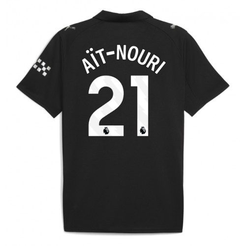 Echipament fotbal Manchester City Rayan Ait-Nouri #21 Tricou Deplasare 2025-26 maneca scurta Echipament fotbal Manchester City Rayan Ait-Nouri #21 Tricou Deplasare 2025-26 maneca scurta