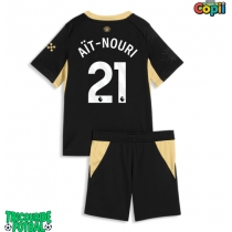 Echipament fotbal Manchester City Rayan Ait-Nouri #21 Tricou Deplasare 2026-27 pentru copii maneca scurta (+ Pantaloni scurti)