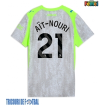 Echipament fotbal Manchester City Rayan Ait-Nouri #21 Tricou Treilea 2025-26 pentru femei maneca scurta