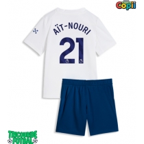 Echipament fotbal Manchester City Rayan Ait-Nouri #21 Tricou Treilea 2026-27 pentru copii maneca scurta (+ Pantaloni scurti)