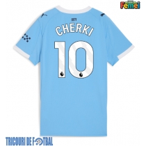 Echipament fotbal Manchester City Rayan Cherki #10 Tricou Acasa 2025-26 pentru femei maneca scurta