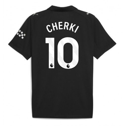 Echipament fotbal Manchester City Rayan Cherki #10 Tricou Deplasare 2025-26 maneca scurta Echipament fotbal Manchester City Rayan Cherki #10 Tricou Deplasare 2025-26 maneca scurta