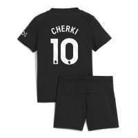 Echipament fotbal Manchester City Rayan Cherki #10 Tricou Deplasare 2025-26 pentru copii maneca scurta (+ Pantaloni scurti)