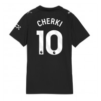 Echipament fotbal Manchester City Rayan Cherki #10 Tricou Deplasare 2025-26 pentru femei maneca scurta