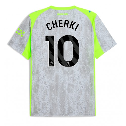 Echipament fotbal Manchester City Rayan Cherki #10 Tricou Treilea 2025-26 maneca scurta Echipament fotbal Manchester City Rayan Cherki #10 Tricou Treilea 2025-26 maneca scurta