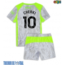 Echipament fotbal Manchester City Rayan Cherki #10 Tricou Treilea 2025-26 pentru copii maneca scurta (+ Pantaloni scurti)