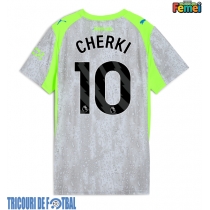 Echipament fotbal Manchester City Rayan Cherki #10 Tricou Treilea 2025-26 pentru femei maneca scurta