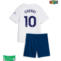 Echipament fotbal Manchester City Rayan Cherki #10 Tricou Treilea 2026-27 pentru copii maneca scurta (+ Pantaloni scurti)