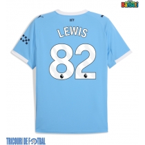 Echipament fotbal Manchester City Rico Lewis #82 Tricou Acasa 2025-26 maneca scurta