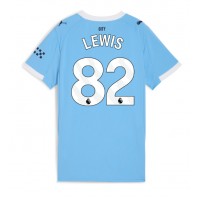 Echipament fotbal Manchester City Rico Lewis #82 Tricou Acasa 2025-26 pentru femei maneca scurta