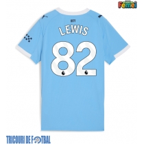 Echipament fotbal Manchester City Rico Lewis #82 Tricou Acasa 2025-26 pentru femei maneca scurta