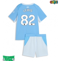 Echipament fotbal Manchester City Rico Lewis #82 Tricou Acasa 2026-27 pentru copii maneca scurta (+ Pantaloni scurti)
