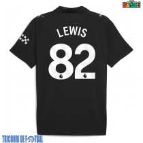 Echipament fotbal Manchester City Rico Lewis #82 Tricou Deplasare 2025-26 maneca scurta