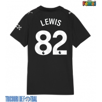 Echipament fotbal Manchester City Rico Lewis #82 Tricou Deplasare 2025-26 pentru femei maneca scurta