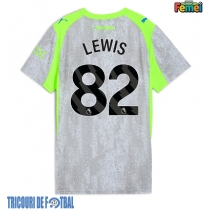 Echipament fotbal Manchester City Rico Lewis #82 Tricou Treilea 2025-26 pentru femei maneca scurta