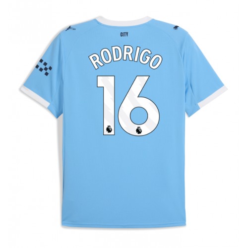 Echipament fotbal Manchester City Rodri Hernandez #16 Tricou Acasa 2025-26 maneca scurta Echipament fotbal Manchester City Rodri Hernandez #16 Tricou Acasa 2025-26 maneca scurta