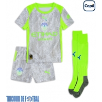 Echipament fotbal Manchester City Rodri Hernandez #16 Tricou Treilea 2025-26 pentru copii maneca scurta (+ Pantaloni scurti)