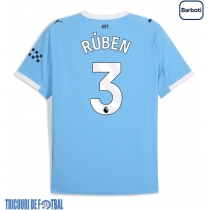 Echipament fotbal Manchester City Ruben Dias #3 Tricou Acasa 2025-26 maneca scurta