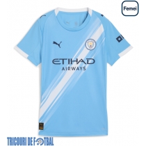 Echipament fotbal Manchester City Ruben Dias #3 Tricou Acasa 2025-26 pentru femei maneca scurta