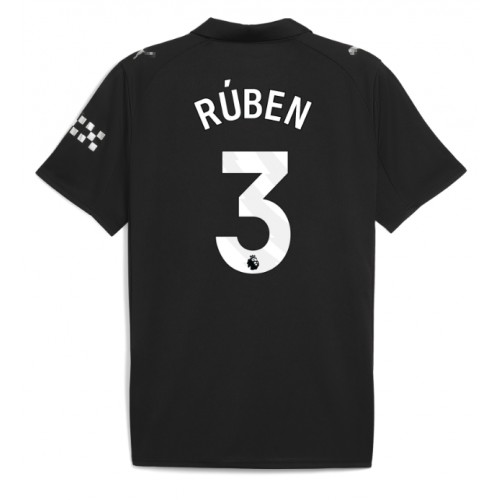Echipament fotbal Manchester City Ruben Dias #3 Tricou Deplasare 2025-26 maneca scurta Echipament fotbal Manchester City Ruben Dias #3 Tricou Deplasare 2025-26 maneca scurta
