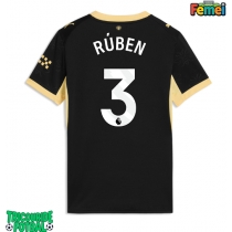 Echipament fotbal Manchester City Ruben Dias #3 Tricou Deplasare 2026-27 pentru femei maneca scurta