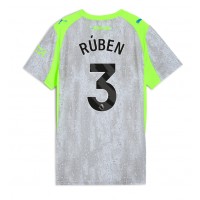 Echipament fotbal Manchester City Ruben Dias #3 Tricou Treilea 2025-26 pentru femei maneca scurta
