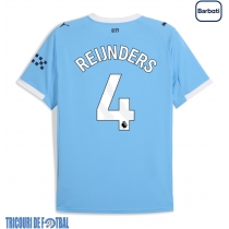 Echipament fotbal Manchester City Tijjani Reijnders #4 Tricou Acasa 2025-26 maneca scurta