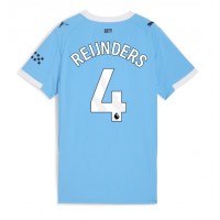 Echipament fotbal Manchester City Tijjani Reijnders #4 Tricou Acasa 2025-26 pentru femei maneca scurta