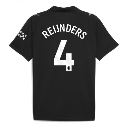 Echipament fotbal Manchester City Tijjani Reijnders #4 Tricou Deplasare 2025-26 maneca scurta Echipament fotbal Manchester City Tijjani Reijnders #4 Tricou Deplasare 2025-26 maneca scurta