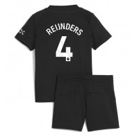 Echipament fotbal Manchester City Tijjani Reijnders #4 Tricou Deplasare 2025-26 pentru copii maneca scurta (+ Pantaloni scurti)