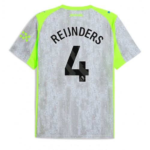 Echipament fotbal Manchester City Tijjani Reijnders #4 Tricou Treilea 2025-26 maneca scurta Echipament fotbal Manchester City Tijjani Reijnders #4 Tricou Treilea 2025-26 maneca scurta