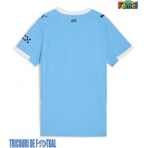 Echipament fotbal Manchester City Tricou Acasa 2025-26 pentru femei maneca scurta