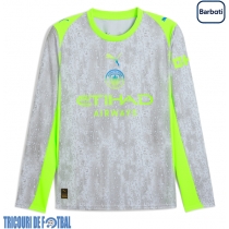 Echipament fotbal Manchester City Tricou Treilea 2025-26 maneca lunga