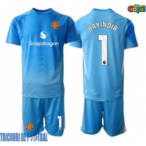 Echipament fotbal Manchester United Altay Bayindir #1 Portar Tricou Acasa 2025-26 pentru copii maneca scurta (+ Pantaloni scurti)